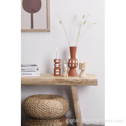 Vase Irregular Ceramic Vase Red Vase for Home Decor Factory